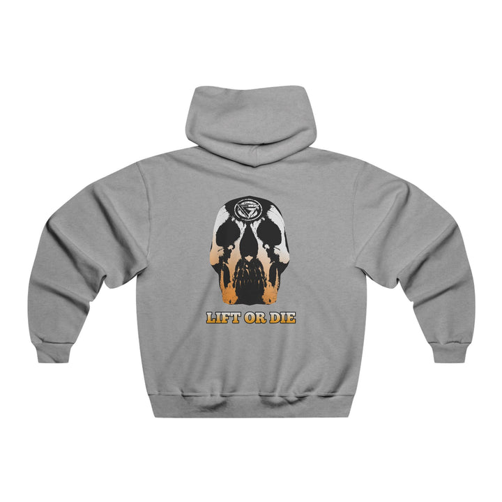 SKULLATOR- ORANGE WHITE FADE/LIFT OR DIE