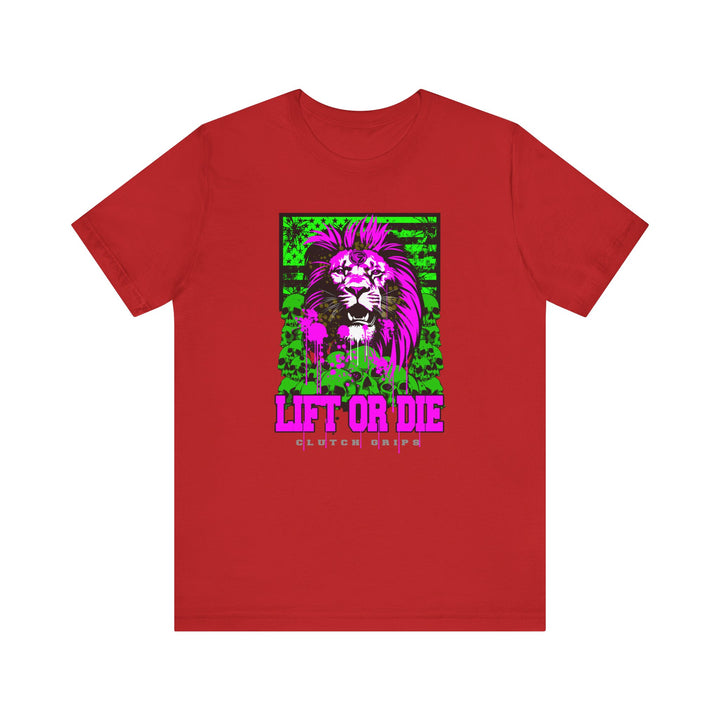 LION HEART PURPLEGREEN/LIFT OR DIE