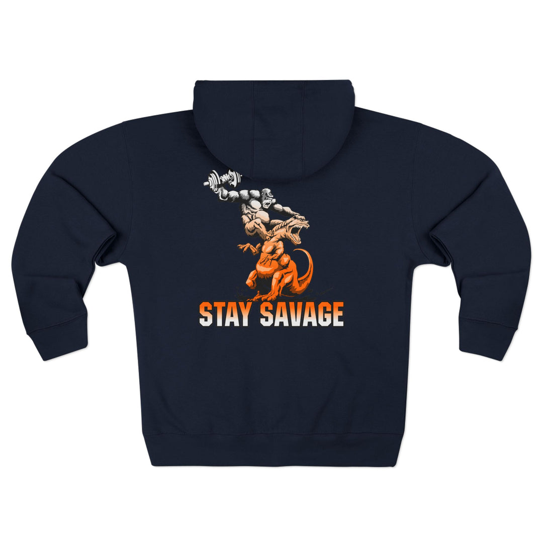 CG APE VS ZILLA 2ND FIGHT ORANGE WHITE FADE /STAY SAVAGE ZIP UP