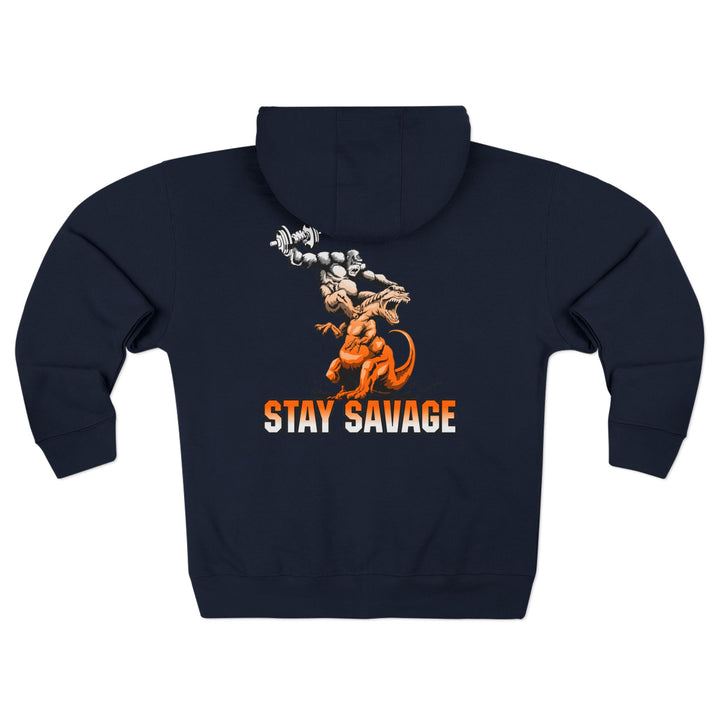 CG APE VS ZILLA 2ND FIGHT ORANGE WHITE FADE /STAY SAVAGE ZIP UP