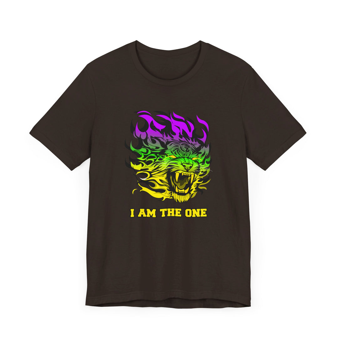 TIGER FLAME YELLOW GREEN PURPLE FADE/I AM THE ONE