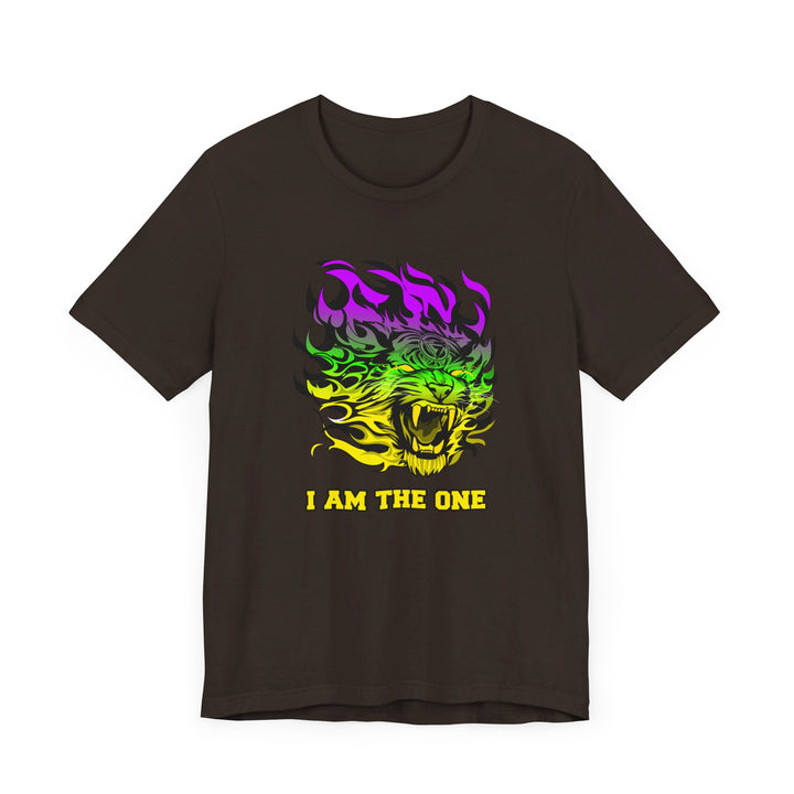 TIGER FLAME YELLOW GREEN PURPLE FADE/I AM THE ONE
