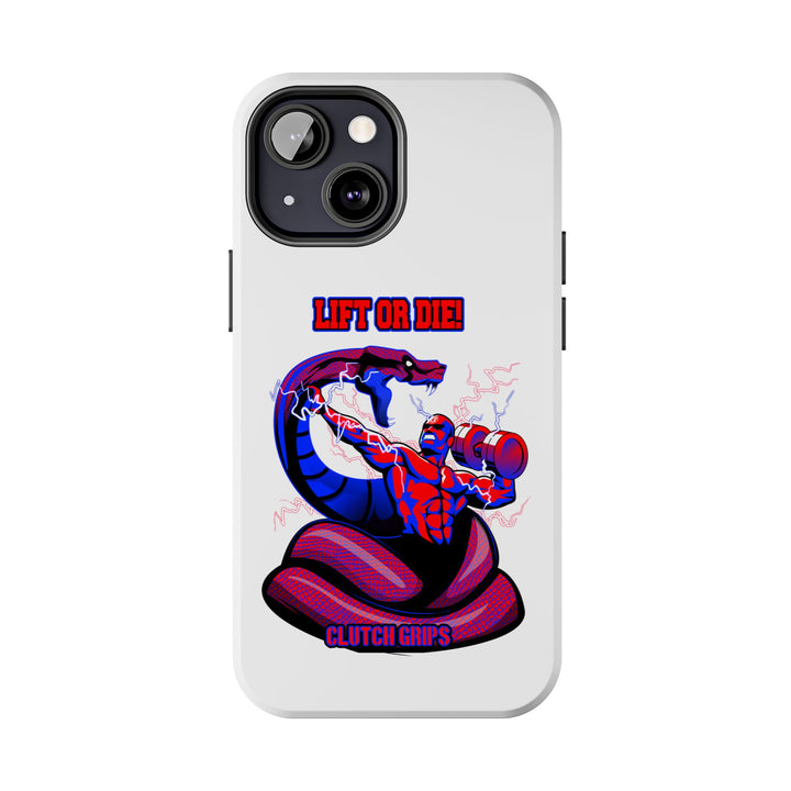 MAC VS SNAKE PHONE CASE RED BLUE /LIFT OR DIE