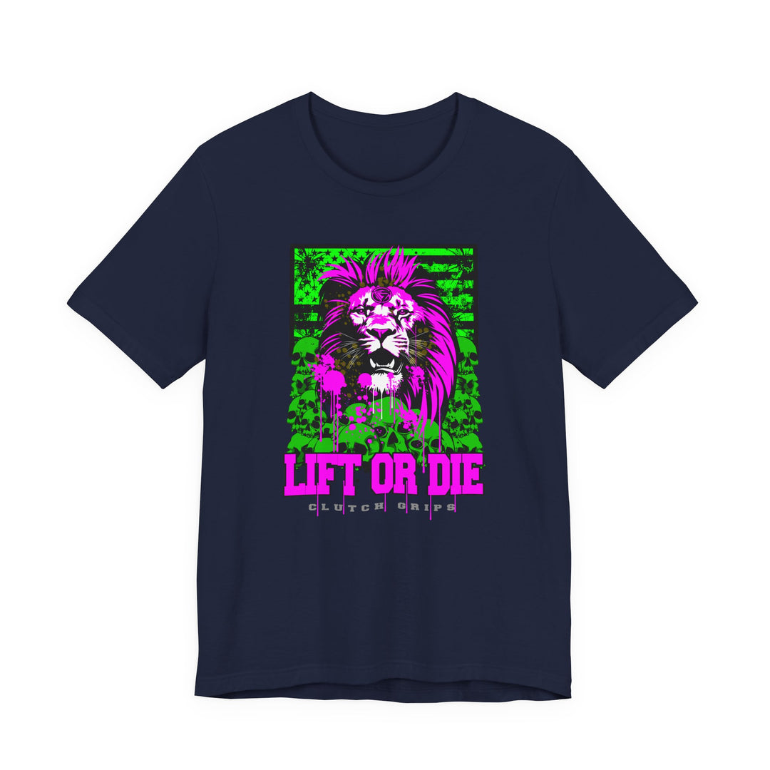 LION HEART PURPLEGREEN/LIFT OR DIE