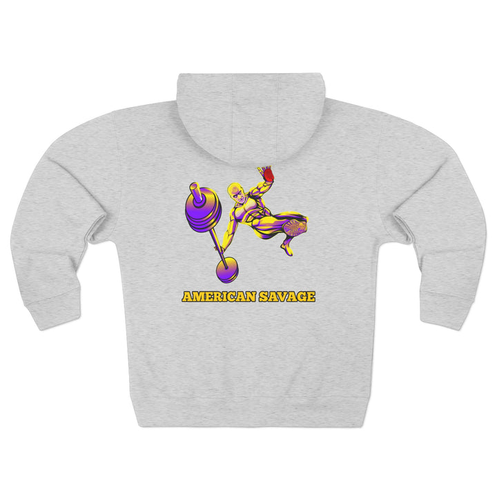 CG MAC JUMP PURPLE GOLD /AMERICAN SAVAGE ZIP UP