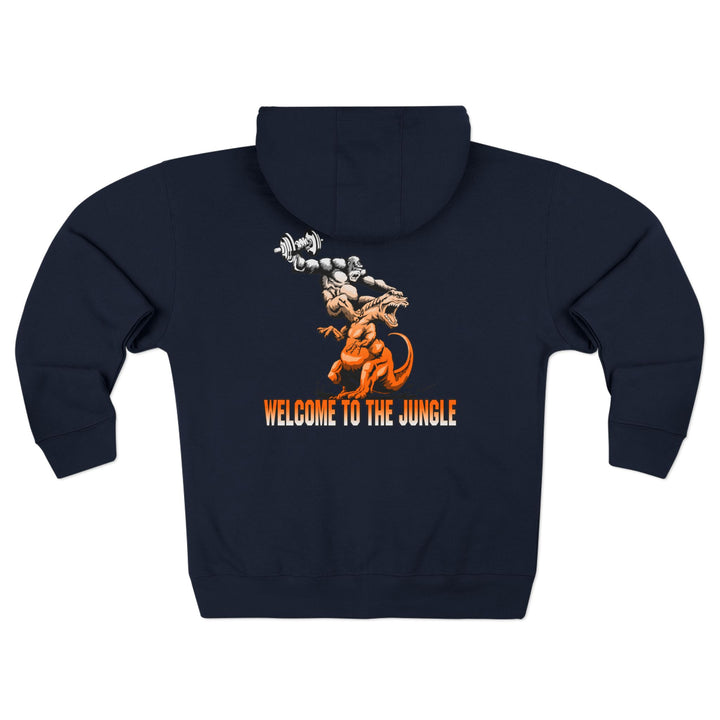 CG APE VS ZILLA 2ND FIGHT ORANGE WHITE FADE /WELCOME TO THE JUNGLE ZIP UP