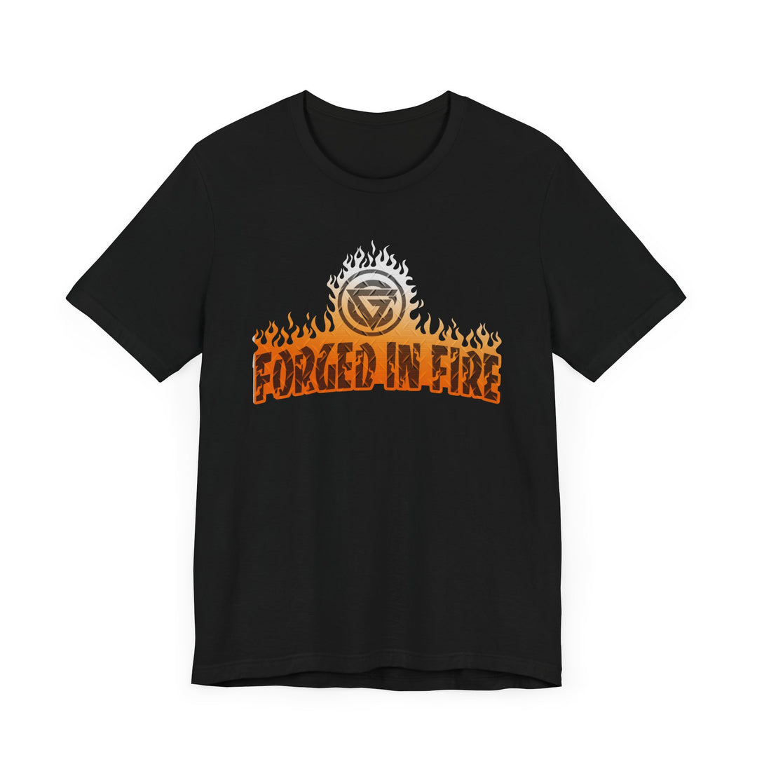 FORGED IN FIRE ORNGE WHITE /DIAMOND PLATE STYLE