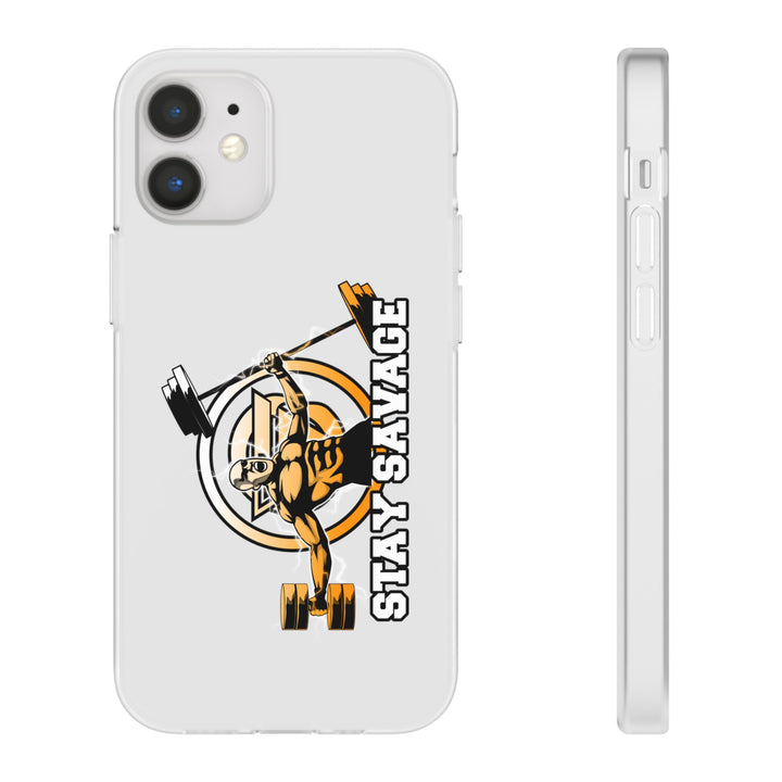 SPARTAN LIFT ORANGE WHITE PHONE CASE/STAY SAVAGE