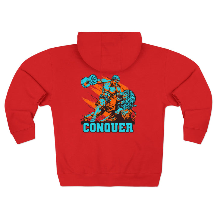 CG COLISEUM MAC VS LION MIAMI COLORS /CONQUER ZIP UP