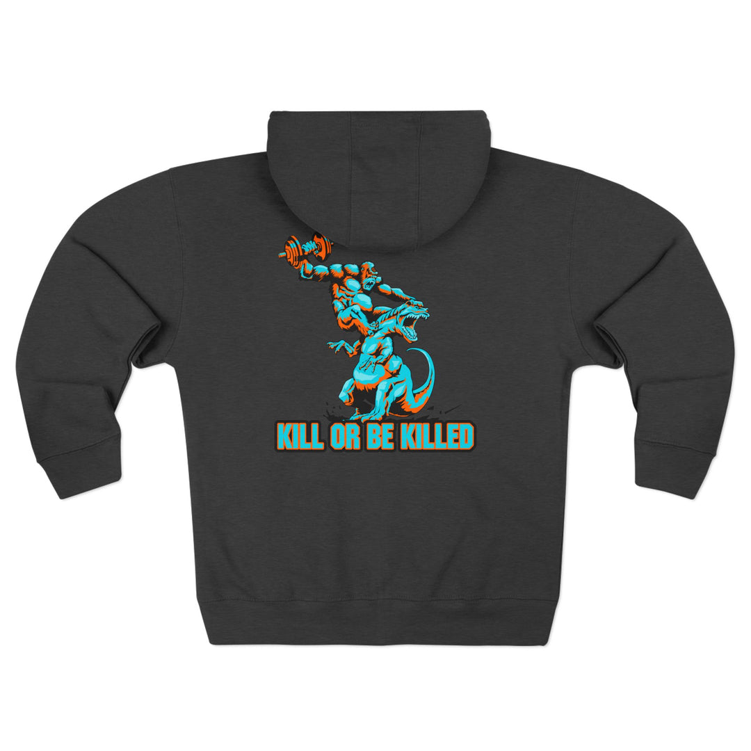 CG APE VS ZILLA 2ND FIGHT MIAMI COLORS /KILL OR BE KILLED ZIP UP