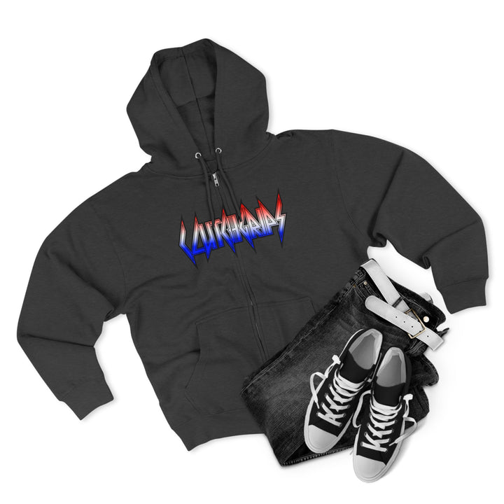 CG A AMERICAN WARRIORS RED WHITE BLUE FADE /BRINGING IT BACK ZIP UP