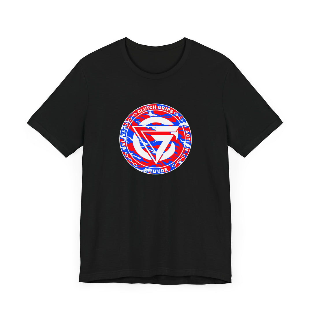 CG LOGO RED WHITE BLUE CAMO BLEND