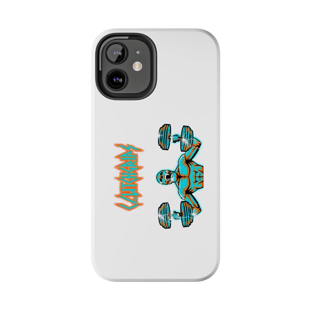 RIDE THE LIGHTNING MIAMI COLORS AQUA ORANGE PHONE CASE/CLUTCHGRIPS