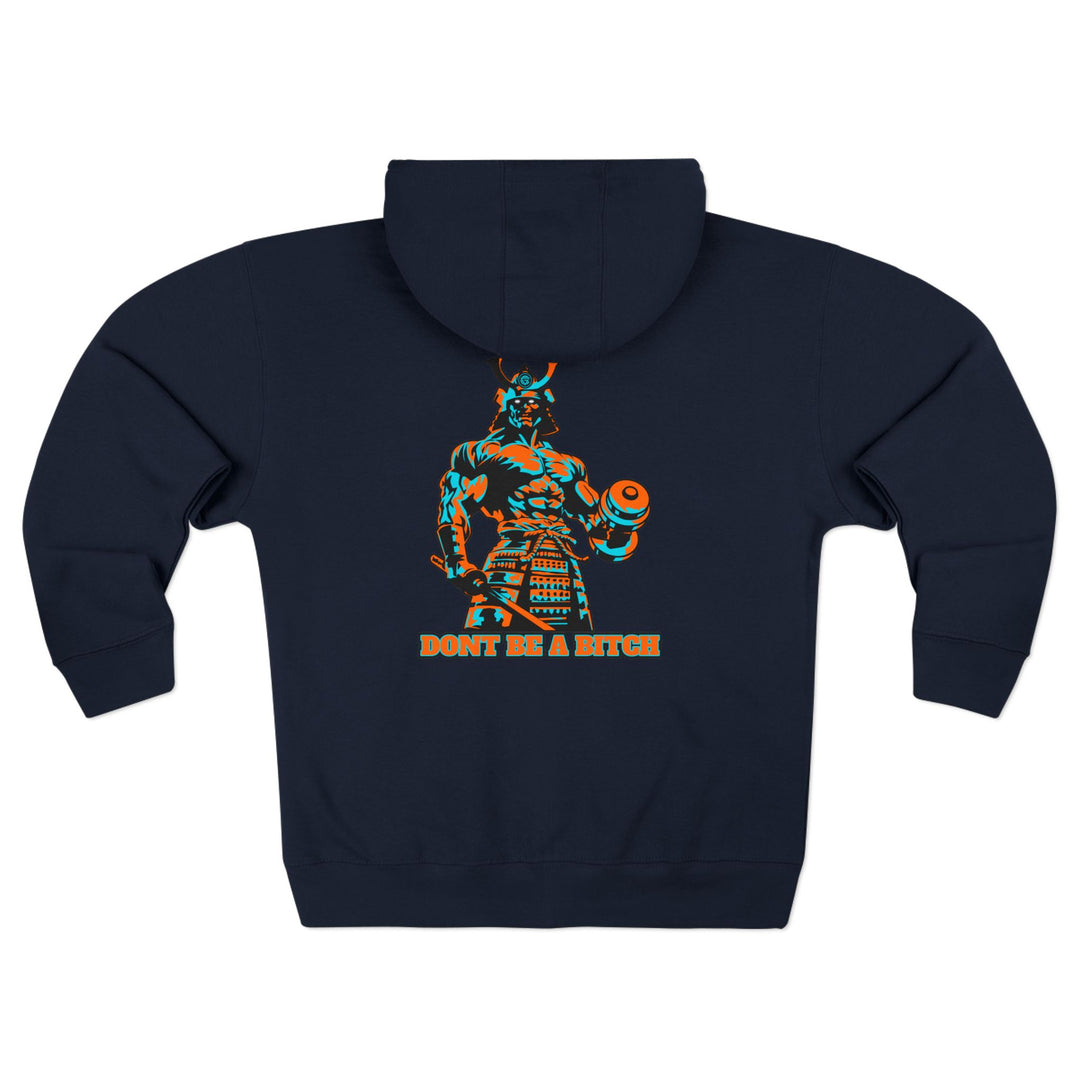 SAMURAI MASTER TRAINER MIAMI COLORS /DONT BE A BITCH  ZIP UP