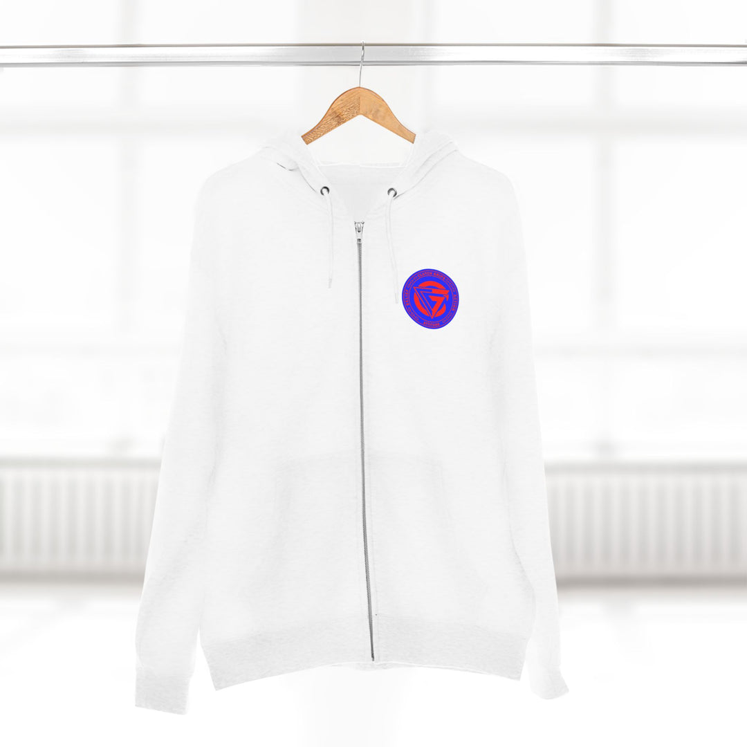 CG SAMURAI MASK RED BLUE/CLUTCH GRIPS ZIP UP