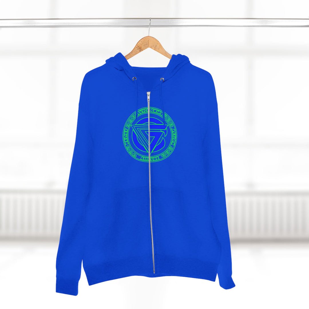 CG SKULLATOR BLUE GREEN /CLUTCHGRIPS ZIP UP