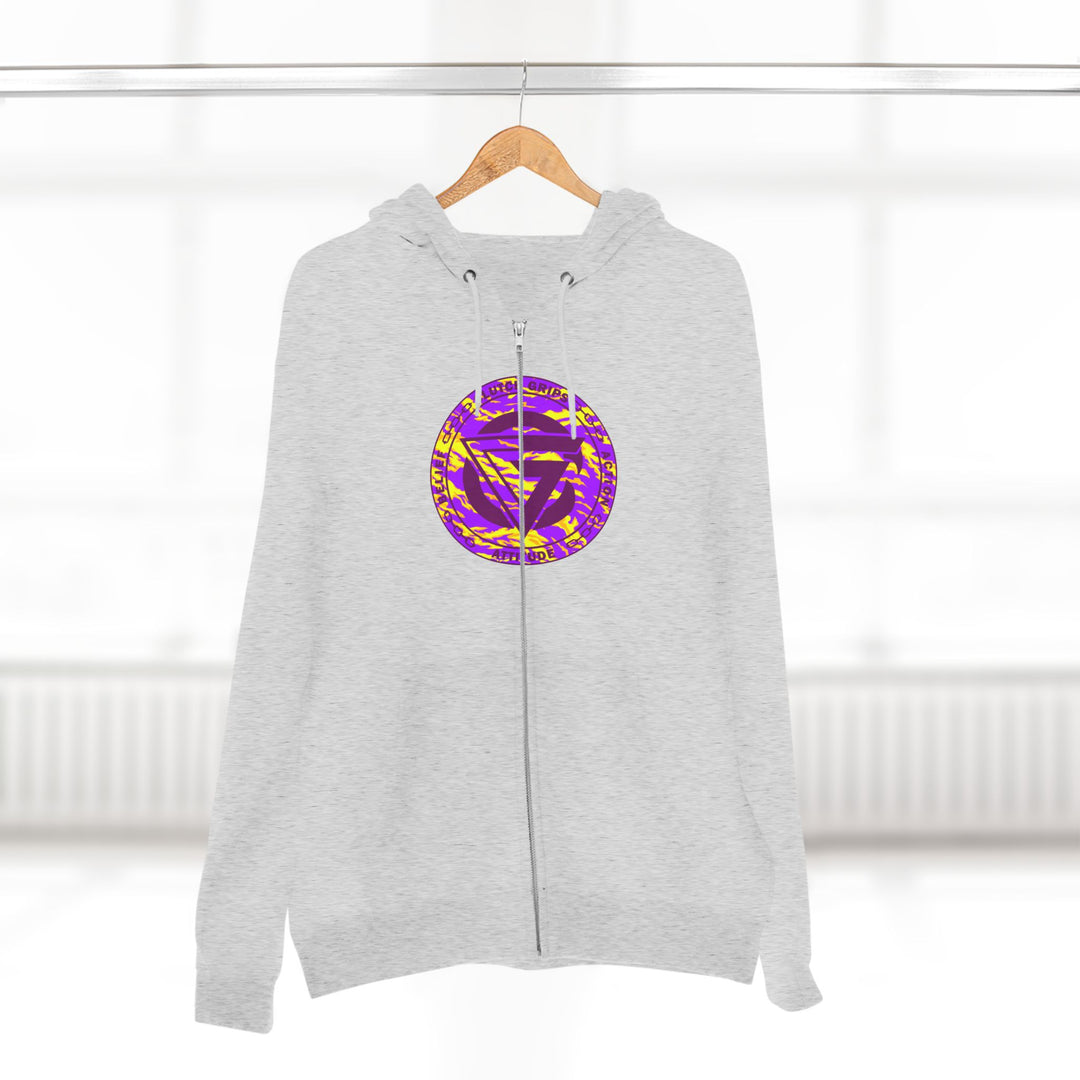 CG MAC JUMP PURPLE GOLD /STAY SAVAGE ZIP UP