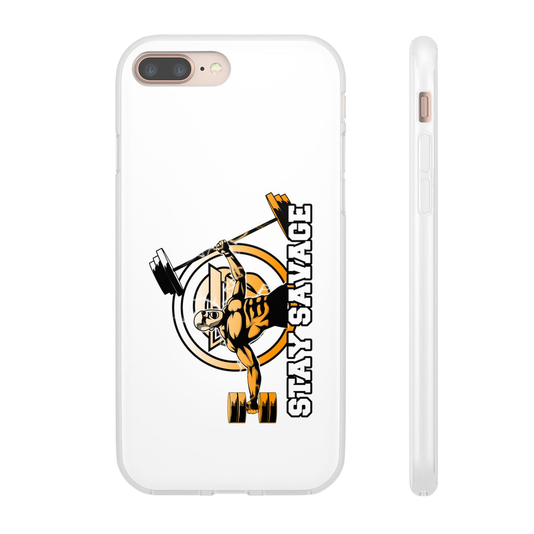 SPARTAN LIFT ORANGE WHITE PHONE CASE/STAY SAVAGE