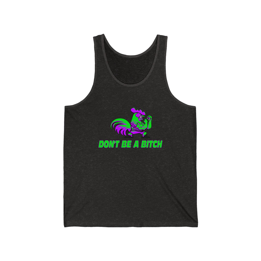 ANGRY ROOSTER PURPLE GREEN/DONT BE A BITCH