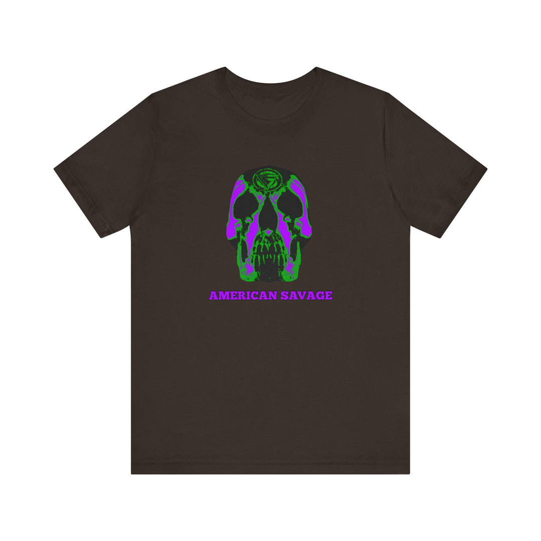 SKULLATOR PURPLE GREEN  /AMERICAN SAVAGE