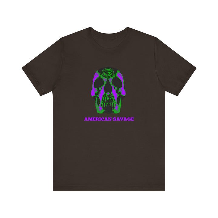 SKULLATOR PURPLE GREEN  /AMERICAN SAVAGE