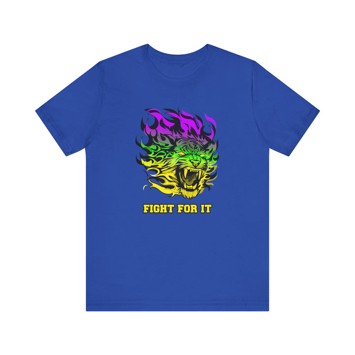 TIGER FLAME YELLOW GREEN PURPLE /FIGHT FOR IT