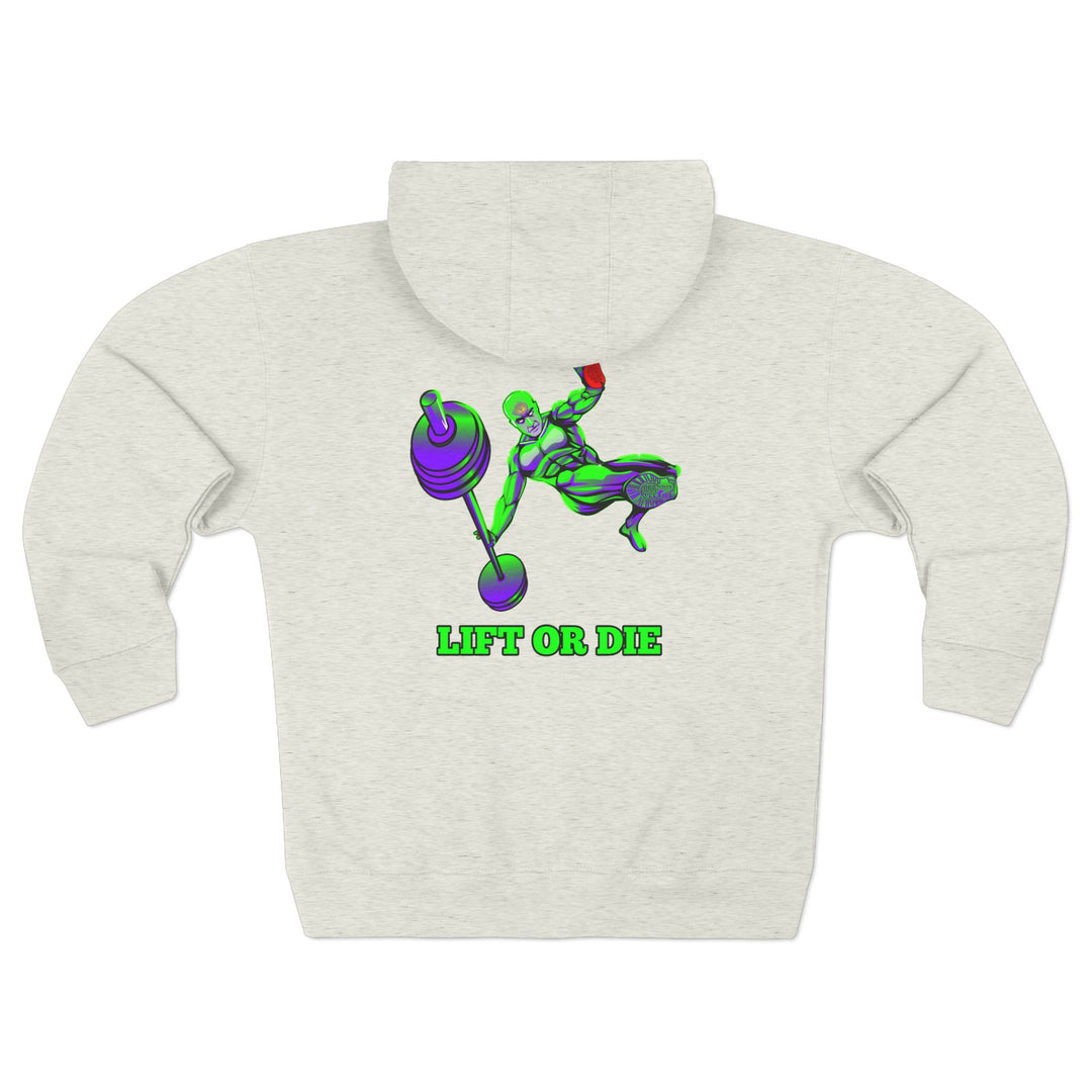 CG MAC JUMP PURPLE GREEN/LIFT OR DIE ZIP UP