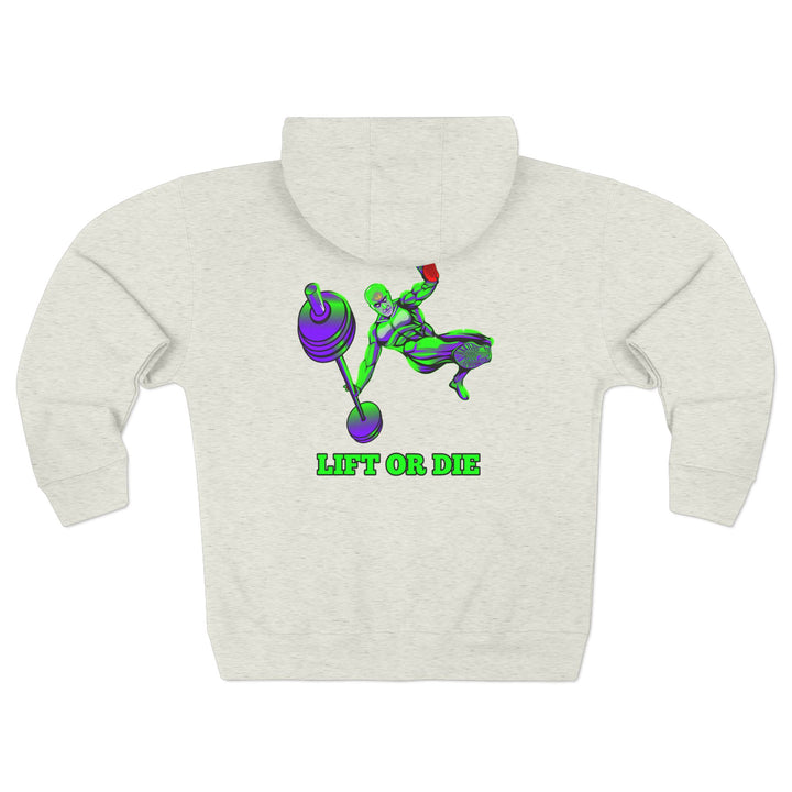CG MAC JUMP PURPLE GREEN/LIFT OR DIE ZIP UP
