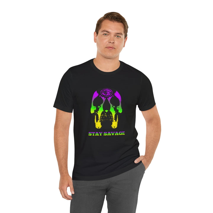 SKULLATOR YELLOW GREEN PURPLE /STAY SAVAGE