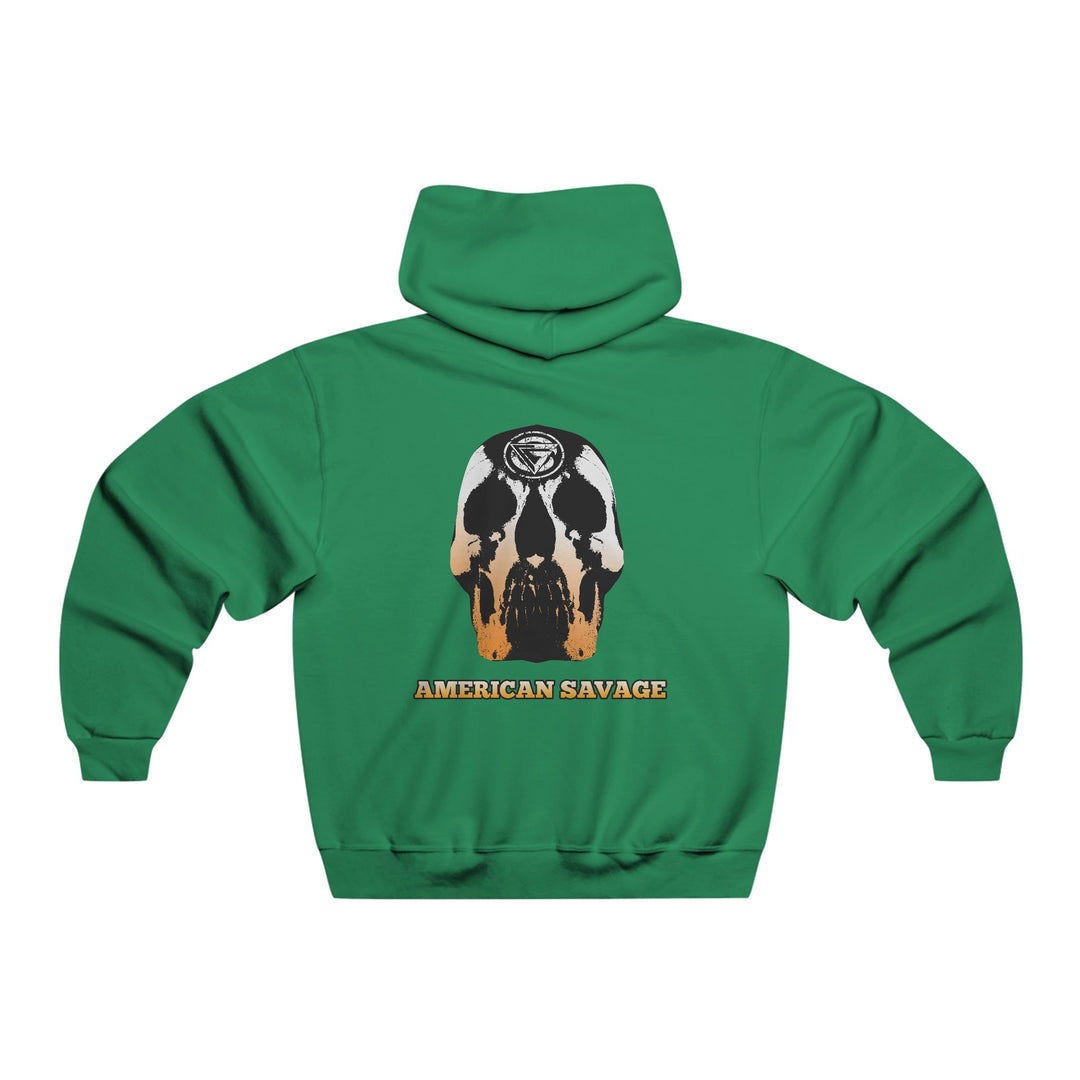 SKULLATOR- ORANGE WHITE FADE/AMERICAN SAVAGE