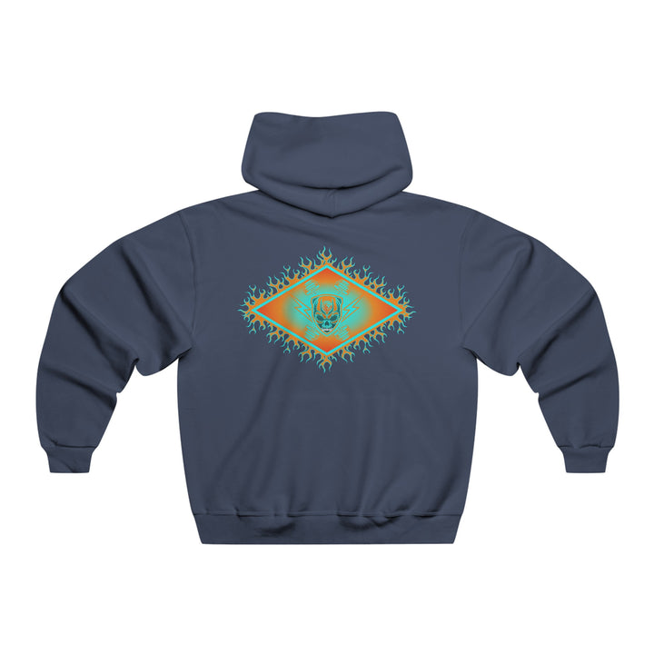 DIAMOND SKULL LIGHTNING ORANGE/AQUA