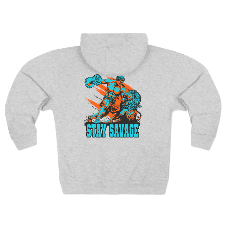 CG COLISEUM MAC VS LION MIAMI COLORS /STAY SAVAGE ZIP UP