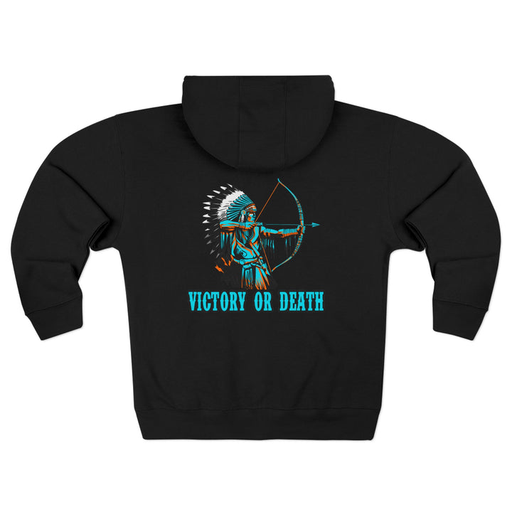 CG BIG MAC CHIEF AQUA ORANGE/VICTORY OR DEATH ZIP UP