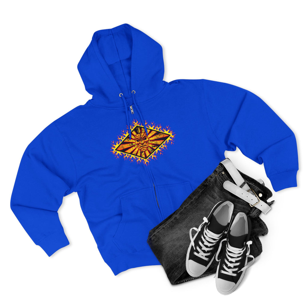 CG ANGRY DOG GOLD RED DIAMOND/AMERICAN SAVAGE ZIP UP