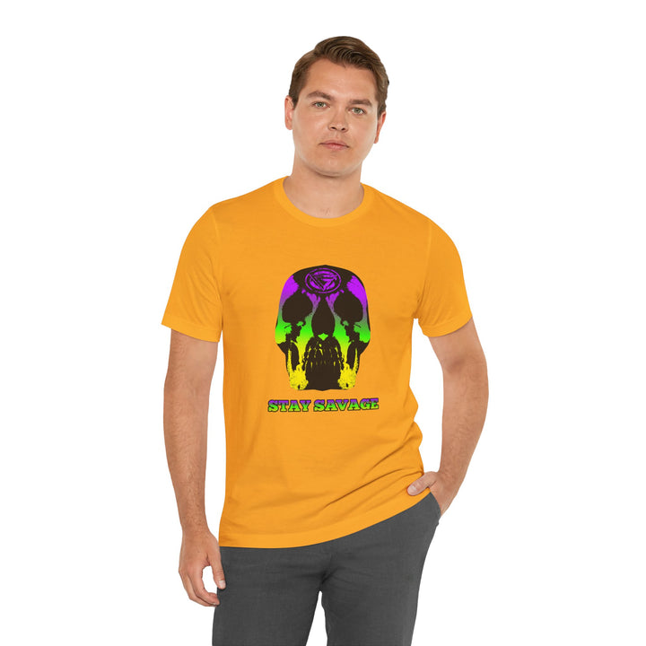 SKULLATOR YELLOW GREEN PURPLE /STAY SAVAGE