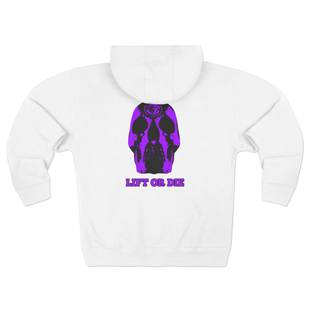 CG SKULL PURPLE/LIFT OR DIE ZIP UP
