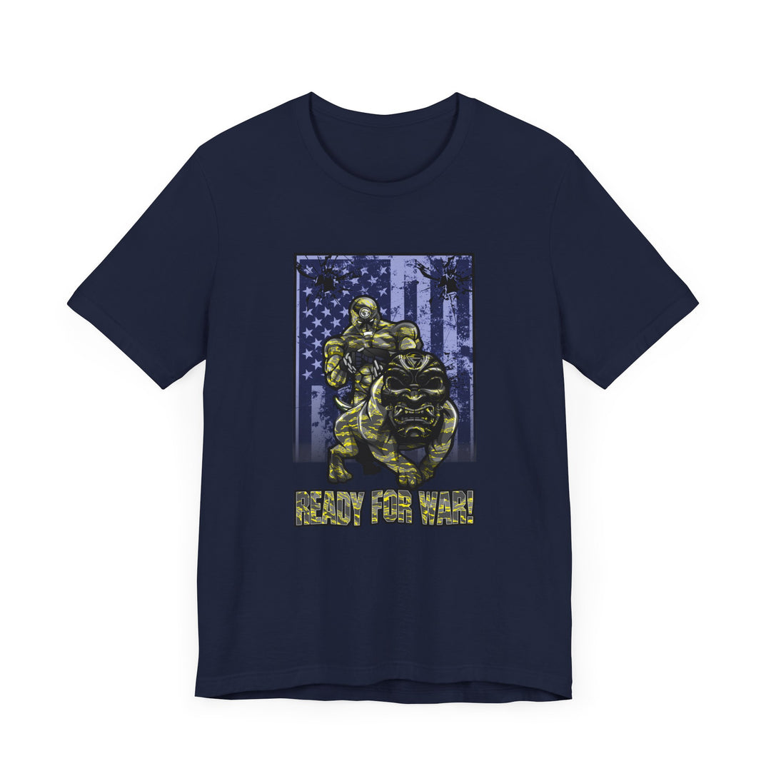 ANGRY DOG YELLOW CAMO FLAG/READY FOR WAR
