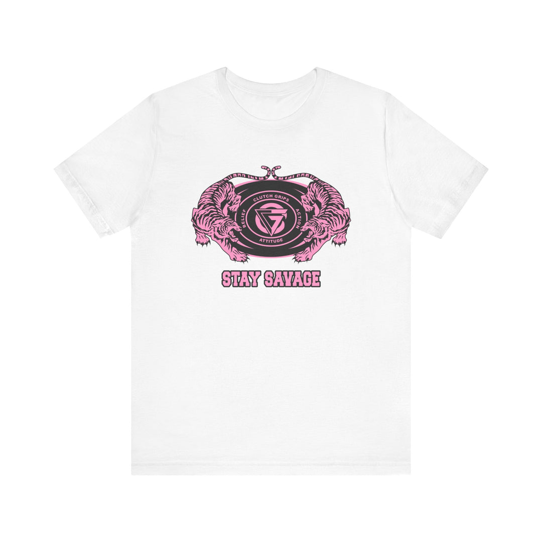 TIGER VS TIGER PINK BLACK  /STAY SAVAGE