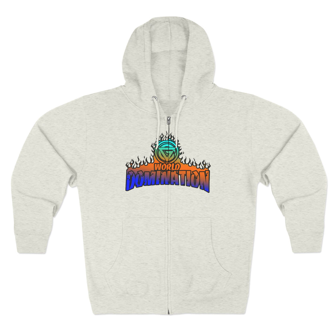 CG APE VS ZILLA BLUE ORANGE AQUA /WELCOME TO THE JUNGLE ZIP UP