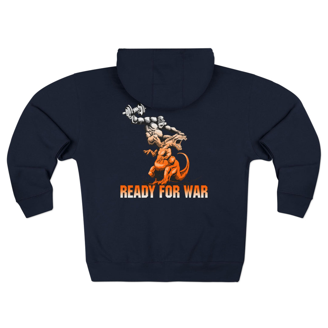 CG APE VS ZILLA 2ND FIGHT ORANGE WHITE FADE /READY FOR WAR ZIP UP