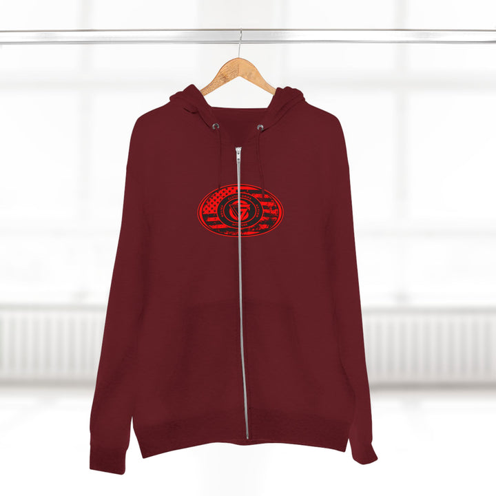 CG OUTLAW RED BLACK /DONT BE A BITCH ZIP UP