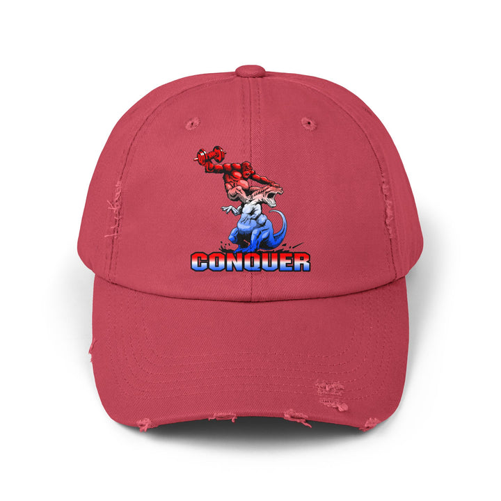 APE VS ZILLA RED WHITE BLUE FADE /CONQUER CAP