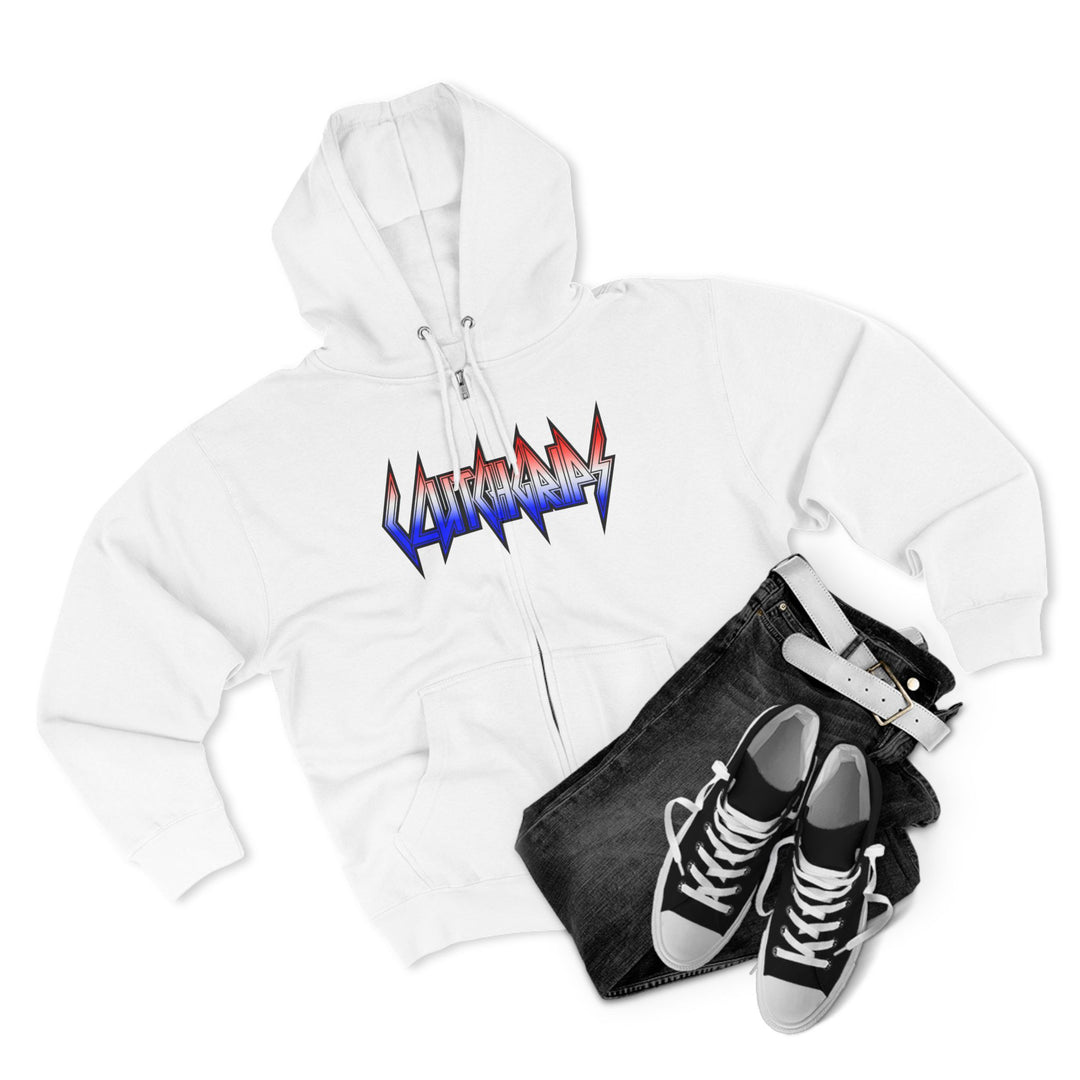 CG A AMERICAN WARRIORS RED WHITE BLUE FADE /BRINGING IT BACK ZIP UP