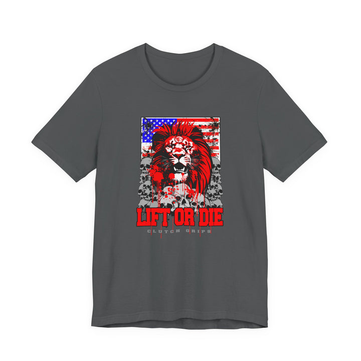 LIONHEART USA FLAG RED WHITE BLUE /LIFT OR DIE