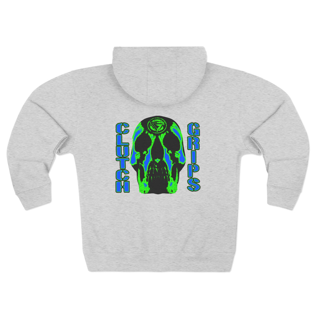 CG SKULLATOR BLUE GREEN /CLUTCHGRIPS ZIP UP