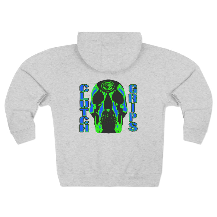 CG SKULLATOR BLUE GREEN /CLUTCHGRIPS ZIP UP