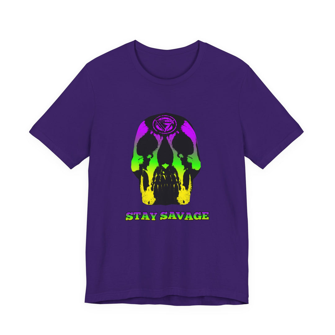 SKULLATOR YELLOW GREEN PURPLE /STAY SAVAGE