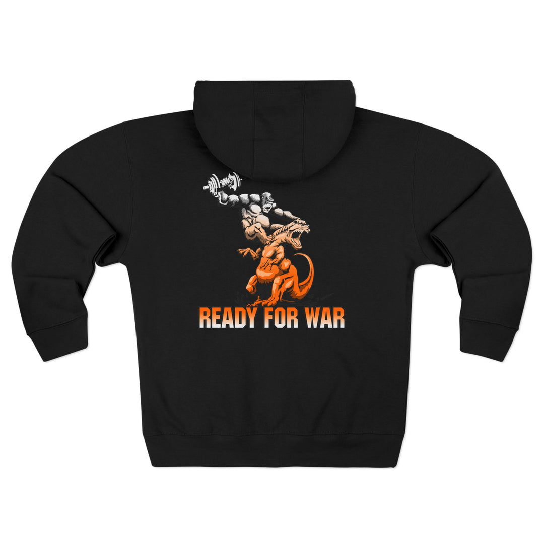 CG APE VS ZILLA 2ND FIGHT ORANGE WHITE FADE /READY FOR WAR ZIP UP
