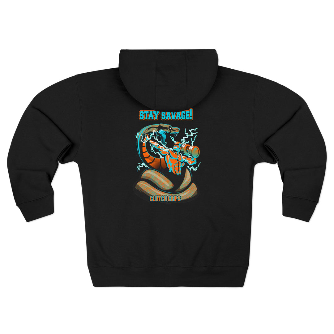 MAC VS SNAKE AQUA MIAMI DIAMOND FRONT /STAY SAVAGE ZIP UP