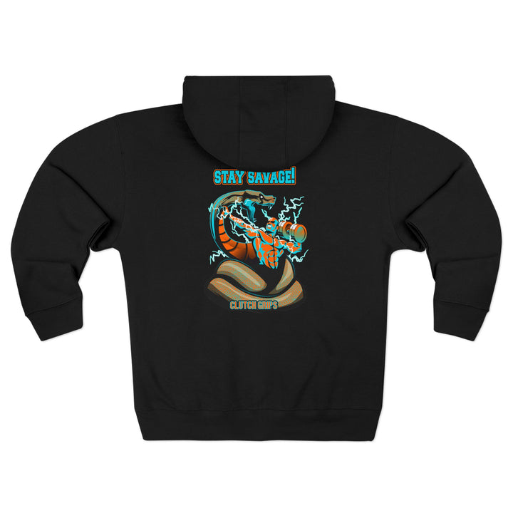 MAC VS SNAKE AQUA MIAMI DIAMOND FRONT /STAY SAVAGE ZIP UP